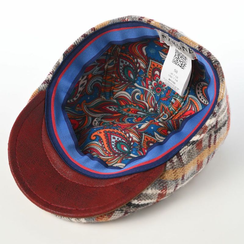 マローネのハンチング Madras Check Hunting（マドラスチェック ハンチング） BT1335 ベージュ