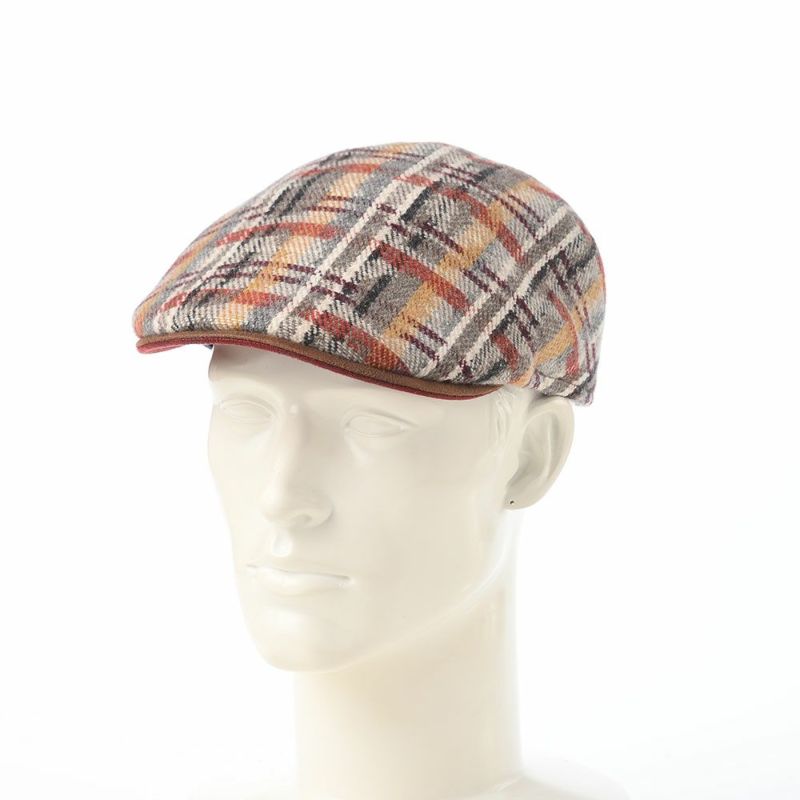 マローネのハンチング Madras Check Hunting（マドラスチェック ハンチング） BT1335 ベージュ