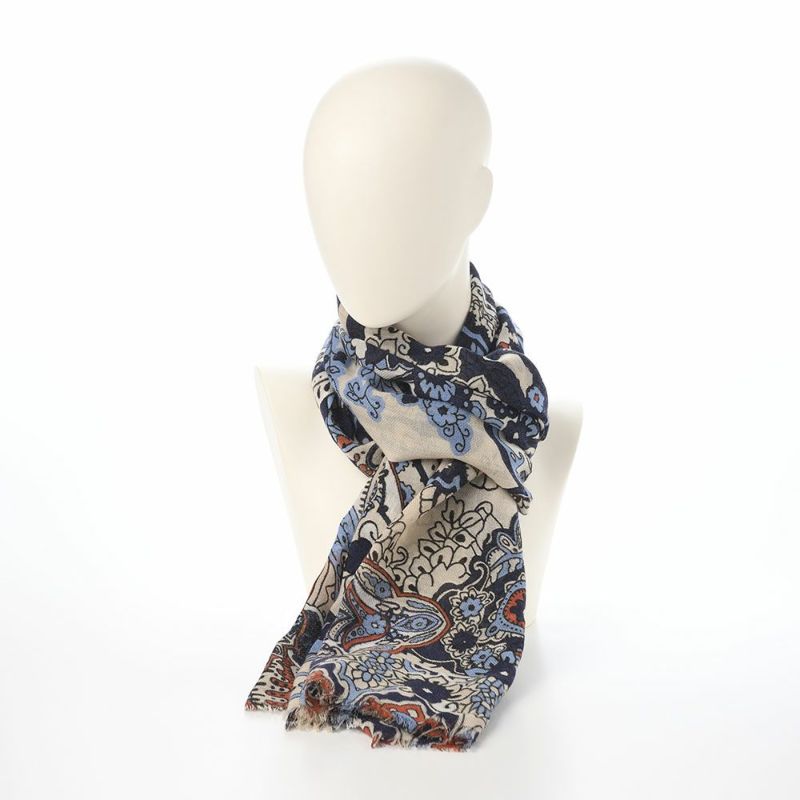 マローネのスカーフ Bagnasciuga Scarf（バニャシューガ スカーフ） 47003 ブルー