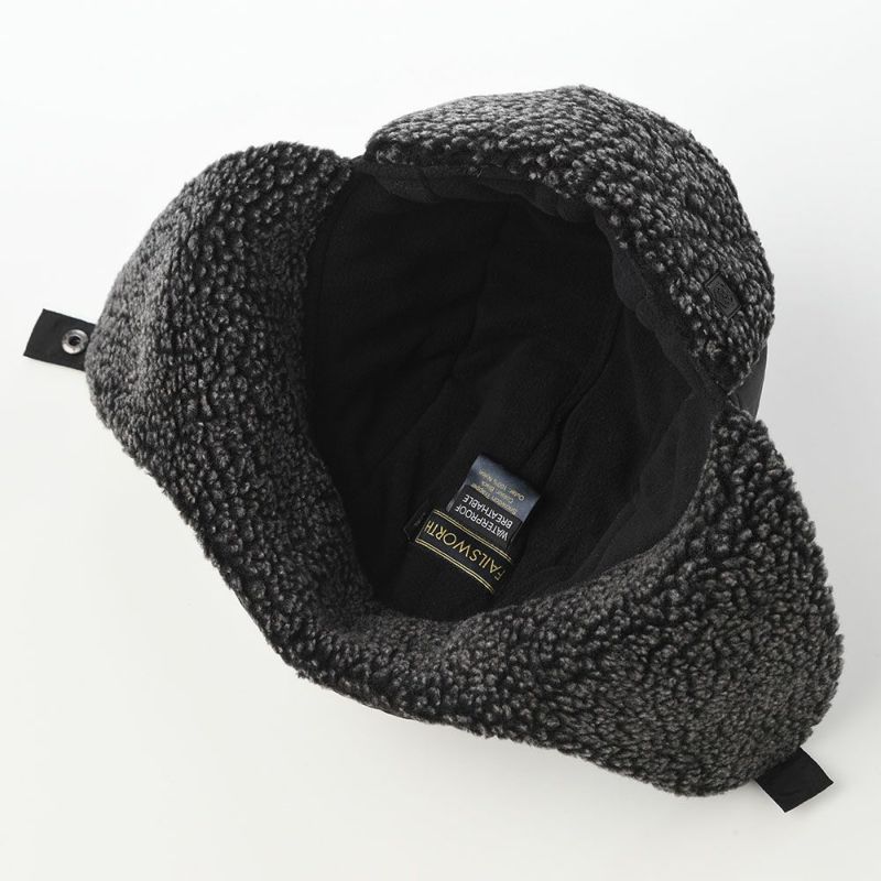 フェイルスワースの飛行帽 Snowdon Aviator（スノードン アビエーター） ブラック