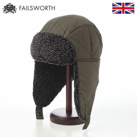 フェイルスワースの飛行帽 Snowdon Aviator（スノードン アビエーター） オリーブ