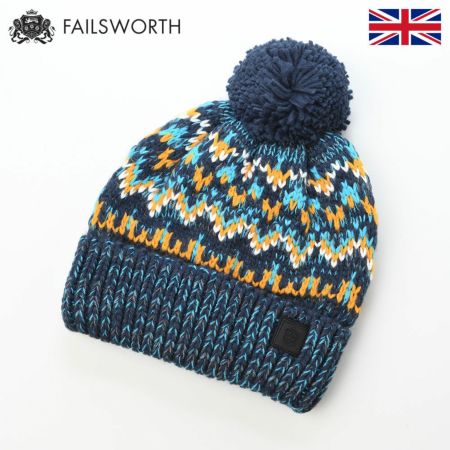 フェイルスワースのニット帽 Artic Beanie（アーティック ビーニー） ネイビー