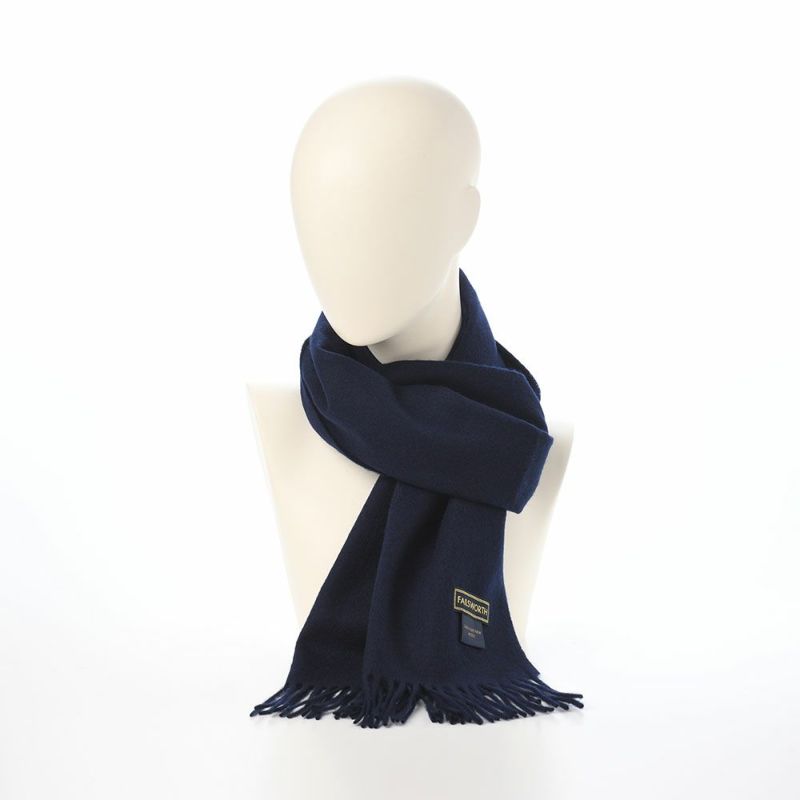 フェイルスワースのスカーフ・マフラー Hearth Scarf（ハース スカーフ） ネイビー