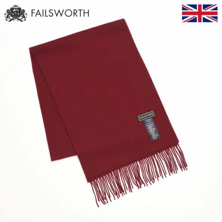 フェイルスワースのスカーフ・マフラー Hearth Scarf（ハース スカーフ） ワインレッド