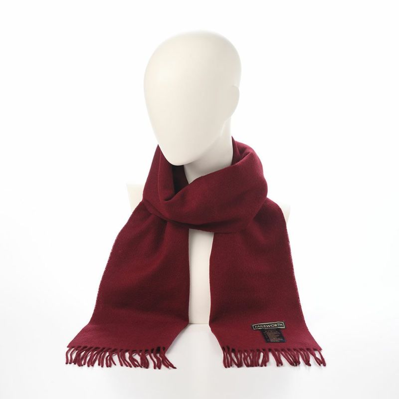 フェイルスワースのスカーフ・マフラー Hearth Scarf（ハース スカーフ） ワインレッド
