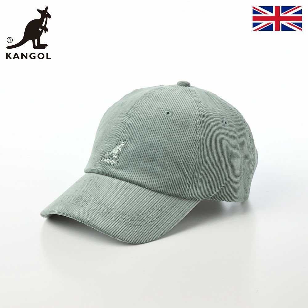 カンゴールのキャップ CORD BASEBALL（コーデュロイ ベースボール） セージグリーン