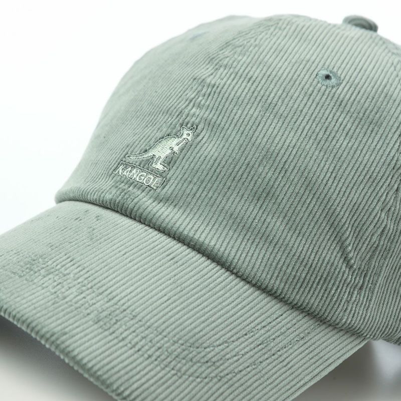カンゴールのキャップ CORD BASEBALL（コーデュロイ ベースボール） セージグリーン