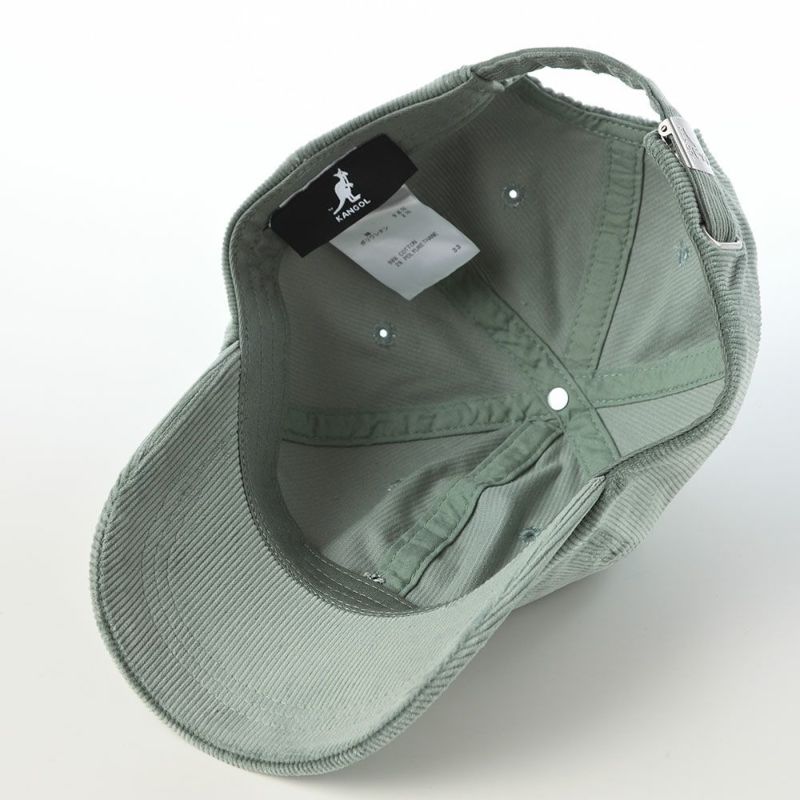 カンゴールのキャップ CORD BASEBALL（コーデュロイ ベースボール） セージグリーン