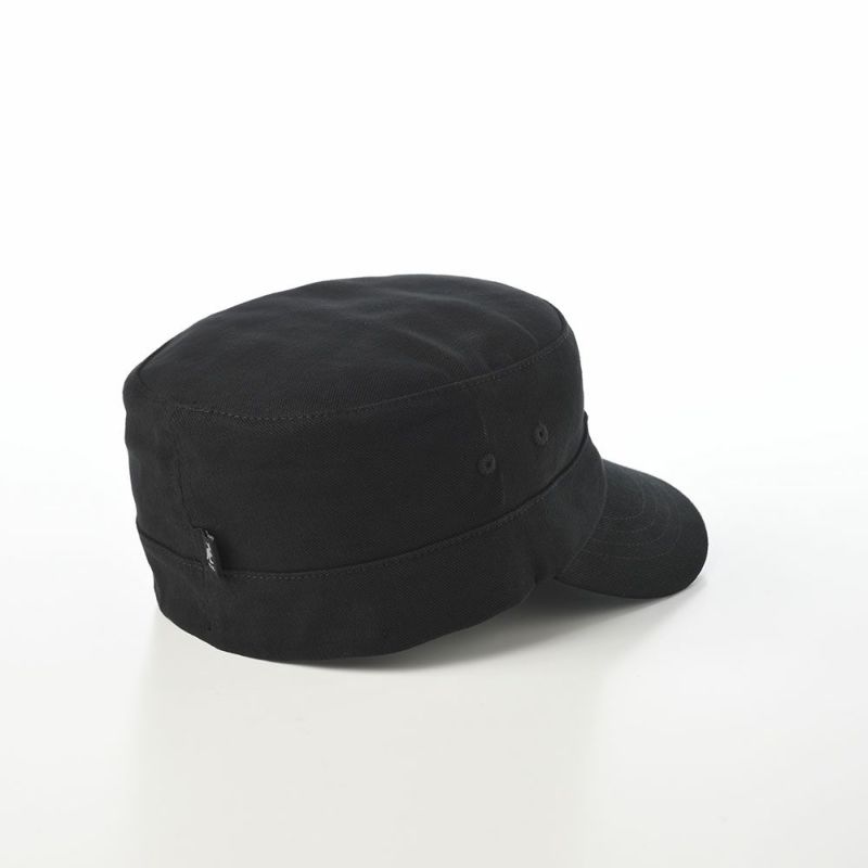 カンゴールのワークキャップ COTTON TWILL ARMY CAP（コットンツイル アーミーキャップ） ブラック