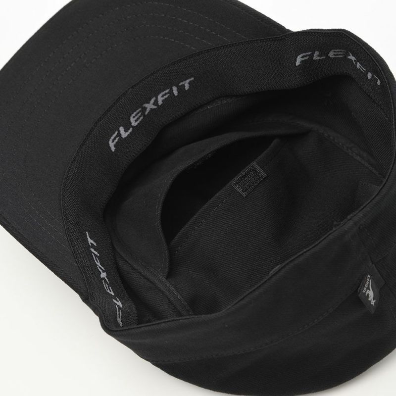 カンゴールのワークキャップ COTTON TWILL ARMY CAP（コットンツイル アーミーキャップ） ブラック