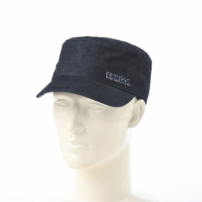 カンゴールのワークキャップ DENIM ARMY CAP（デニム アーミーキャップ） インディゴ