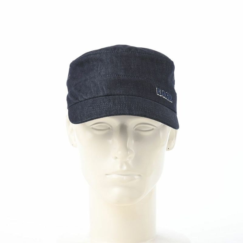 カンゴールのワークキャップ DENIM ARMY CAP（デニム アーミーキャップ） インディゴ