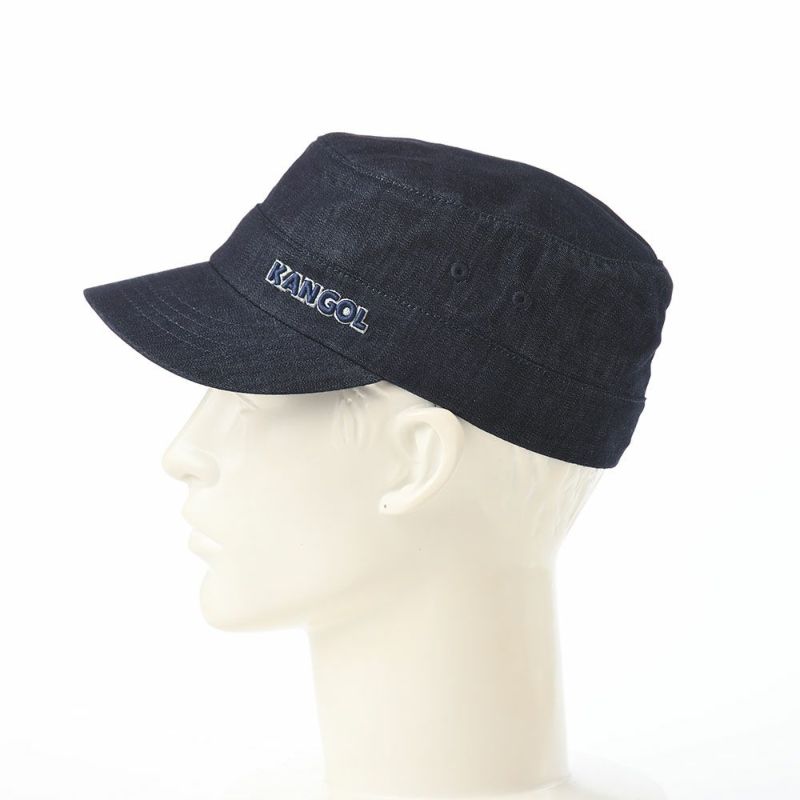 カンゴールのワークキャップ DENIM ARMY CAP（デニム アーミーキャップ） インディゴ