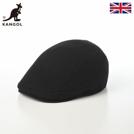 カンゴールのハンチング WOOL 507（ウール） ブラック