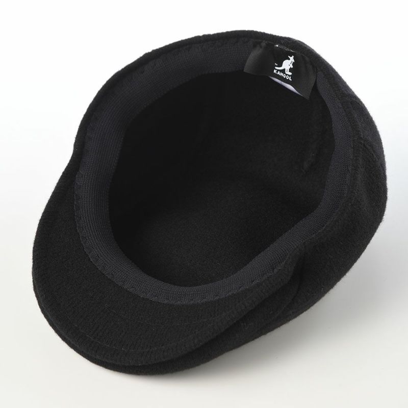 カンゴールのハンチング WOOL 507（ウール） ブラック
