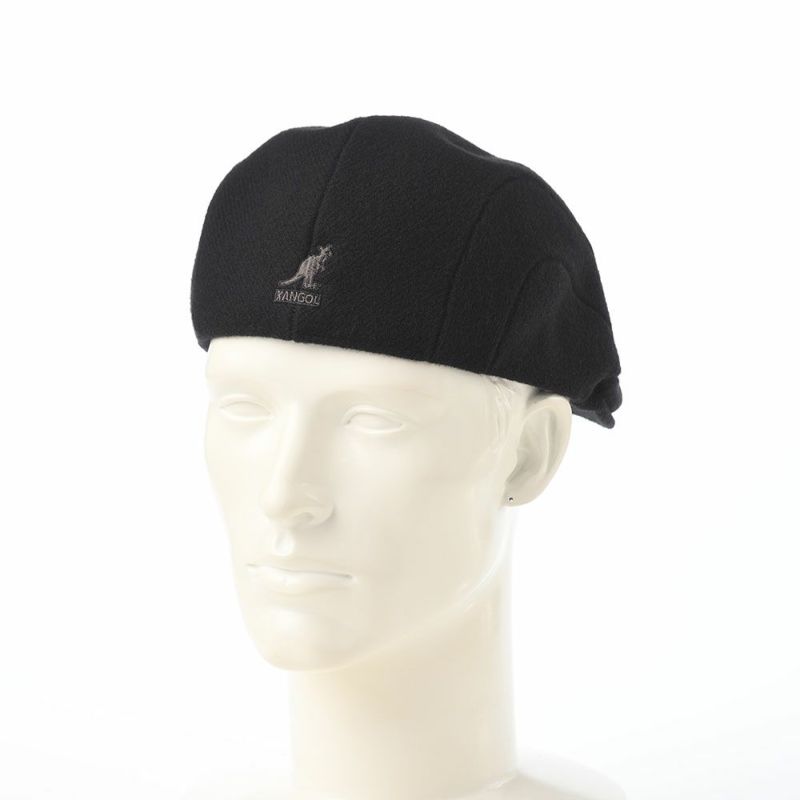 カンゴールのハンチング WOOL 507（ウール） ブラック