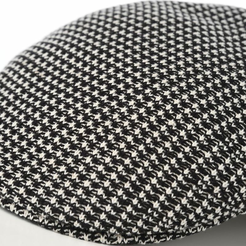 カンゴールのハンチング GRID KNIT 504（グリッド ニット） ブラック