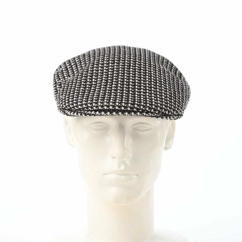 カンゴールのハンチング GRID KNIT 504（グリッド ニット） ブラック