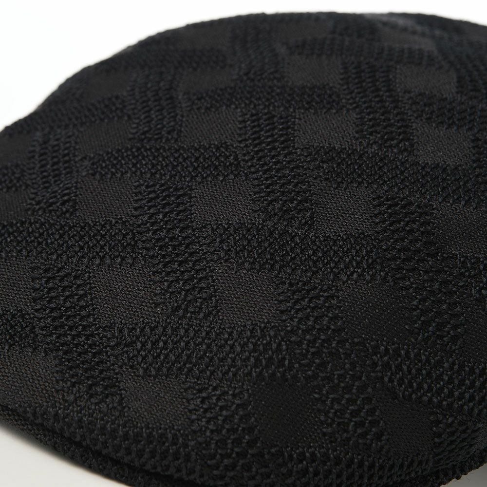カンゴールのハンチング CROSS WEAVE 504（クロスウィーブ） ブラック