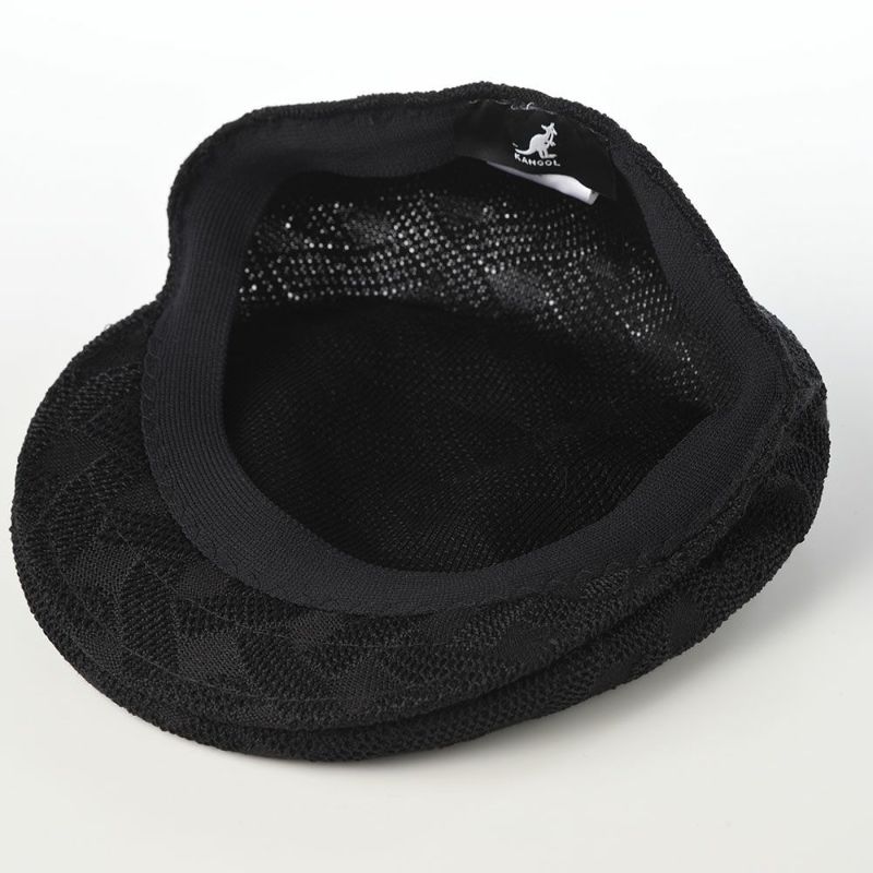 カンゴールのハンチング CROSS WEAVE 504（クロスウィーブ） ブラック