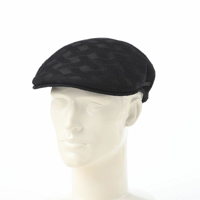 カンゴールのハンチング CROSS WEAVE 504（クロスウィーブ） ブラック