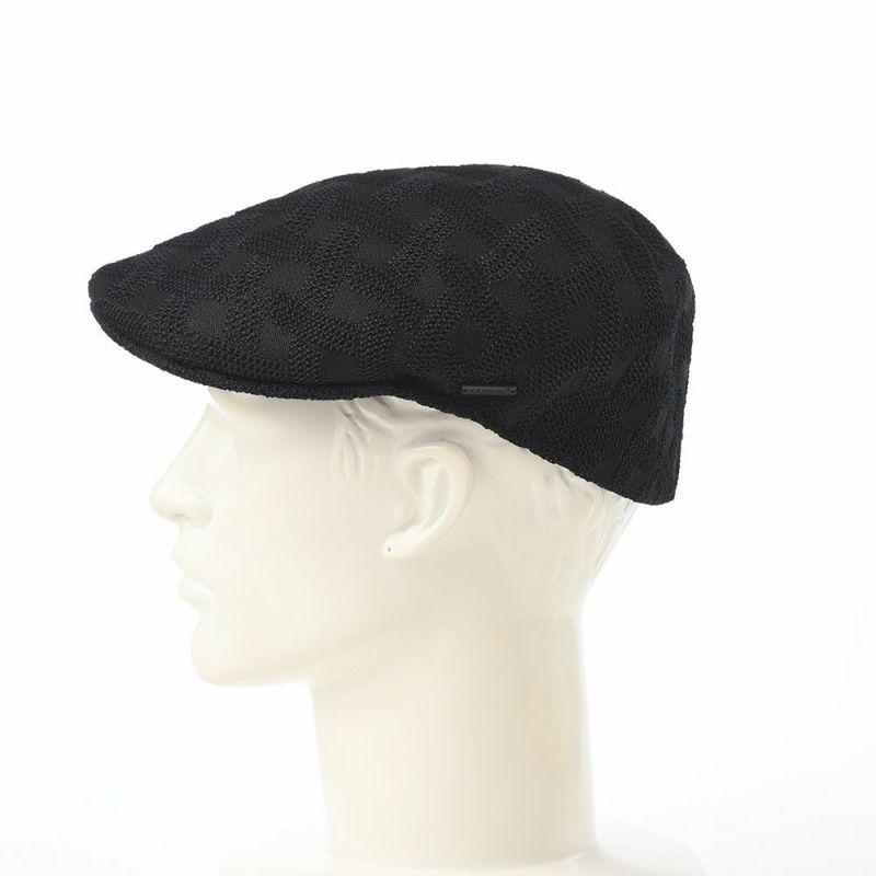 カンゴールのハンチング CROSS WEAVE 504（クロスウィーブ） ブラック