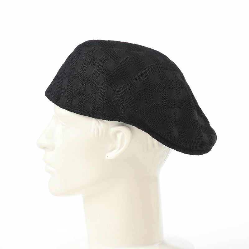 カンゴールのハンチング CROSS WEAVE 504（クロスウィーブ） ブラック