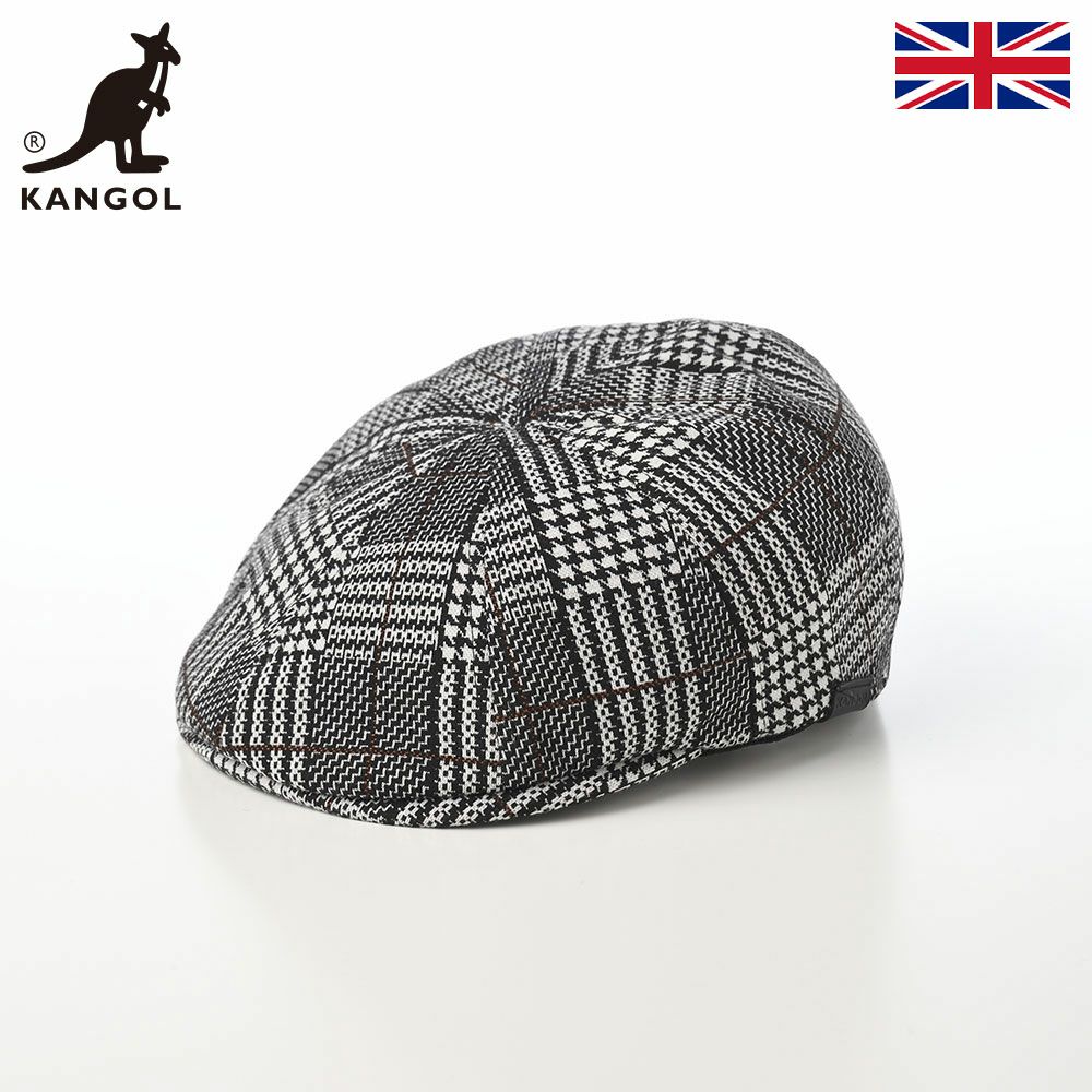 カンゴールのハンチング PATTERN FLEXFIT CAP（パターン フレックスフィット キャップ） ブラック