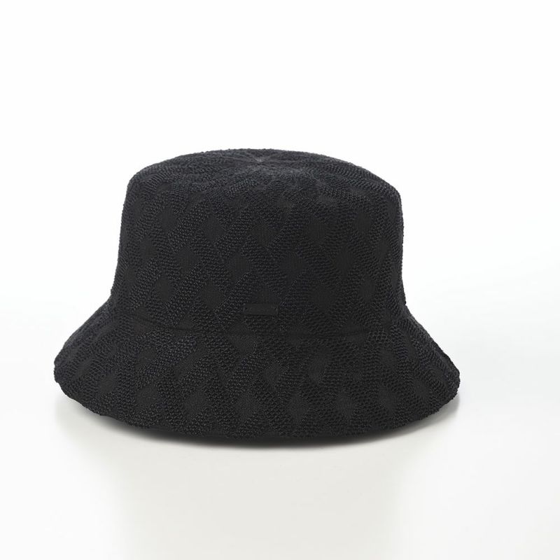 カンゴールのバケットハット CROSS WEAVE BUCKET（クロスウィーブ バケット） ブラック