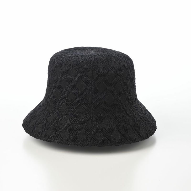 カンゴールのバケットハット CROSS WEAVE BUCKET（クロスウィーブ バケット） ブラック