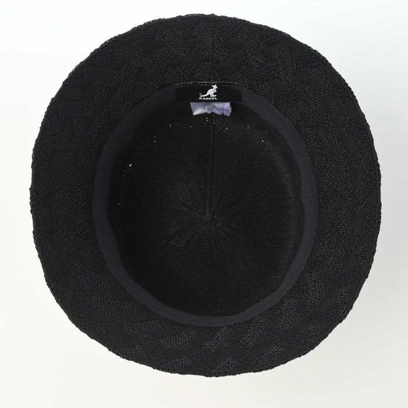 カンゴールのバケットハット CROSS WEAVE BUCKET（クロスウィーブ バケット） ブラック