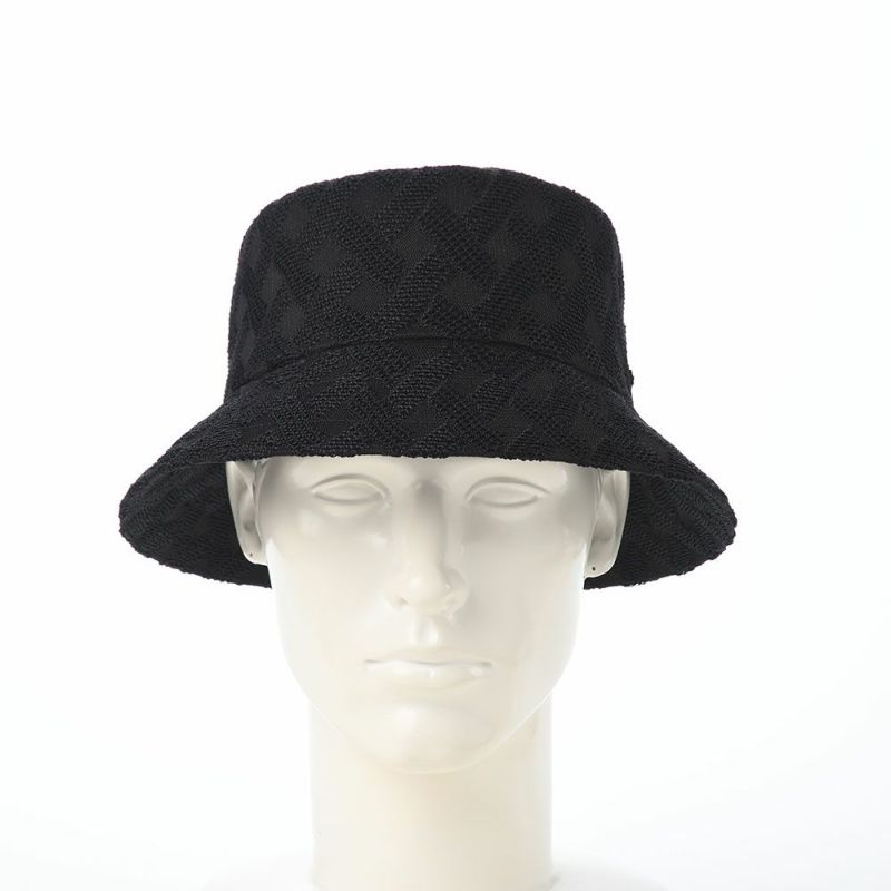カンゴールのバケットハット CROSS WEAVE BUCKET（クロスウィーブ バケット） ブラック