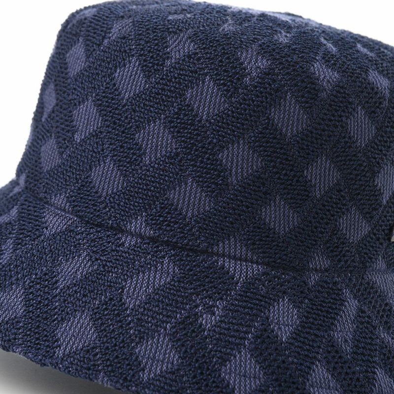 カンゴールのバケットハット CROSS WEAVE BUCKET（クロスウィーブ バケット） ヘイジーインディゴ