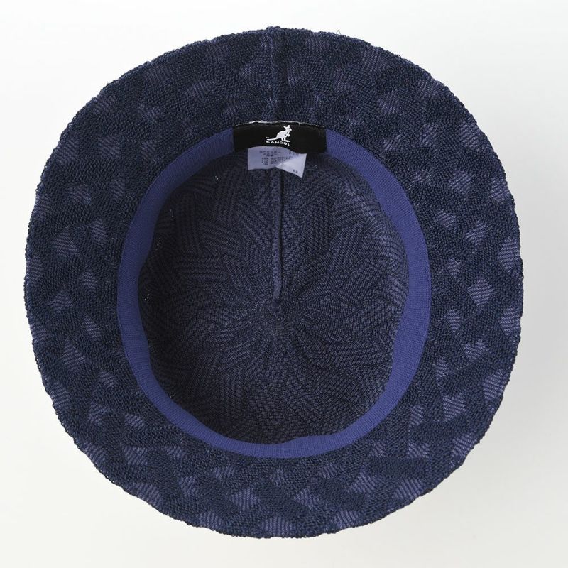 カンゴールのバケットハット CROSS WEAVE BUCKET（クロスウィーブ バケット） ヘイジーインディゴ