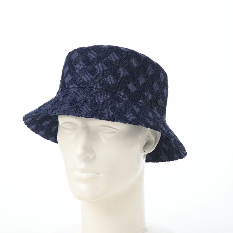 カンゴールのバケットハット CROSS WEAVE BUCKET（クロスウィーブ バケット） ヘイジーインディゴ