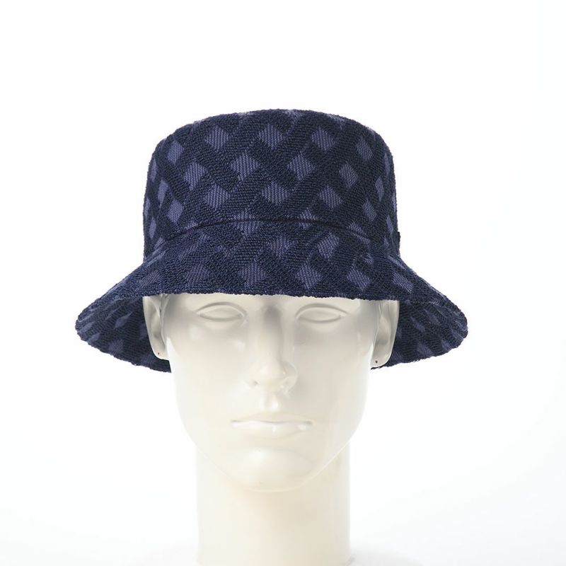 カンゴールのバケットハット CROSS WEAVE BUCKET（クロスウィーブ バケット） ヘイジーインディゴ