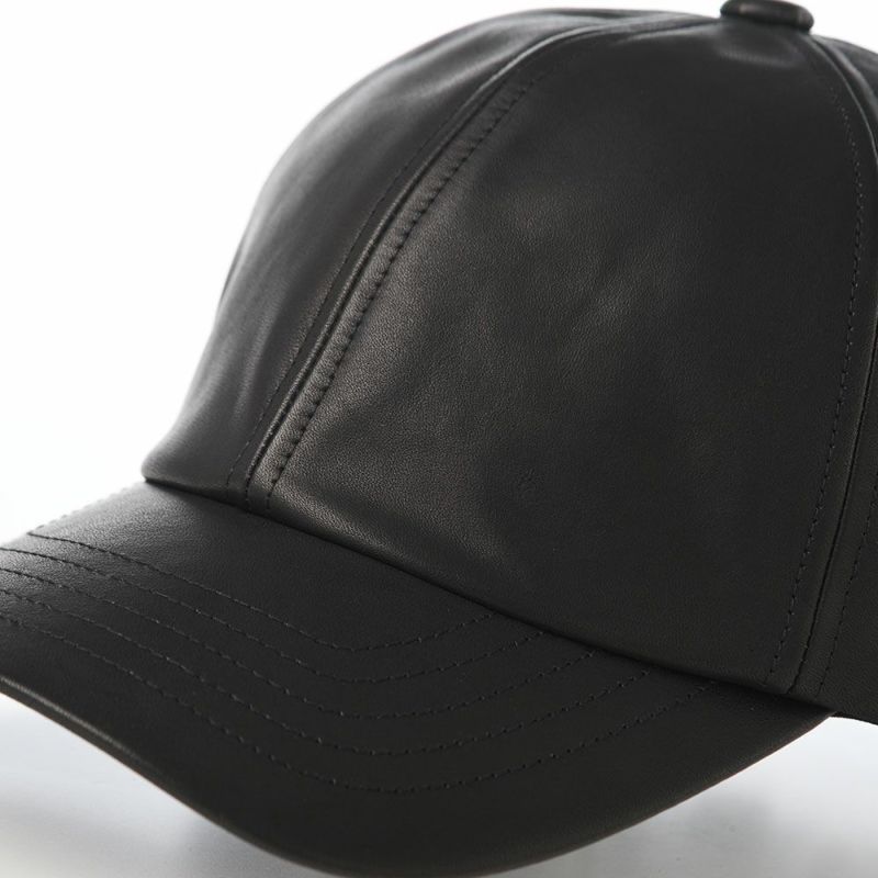アースのキャップ Leather Cap（レザーキャップ） ブラック