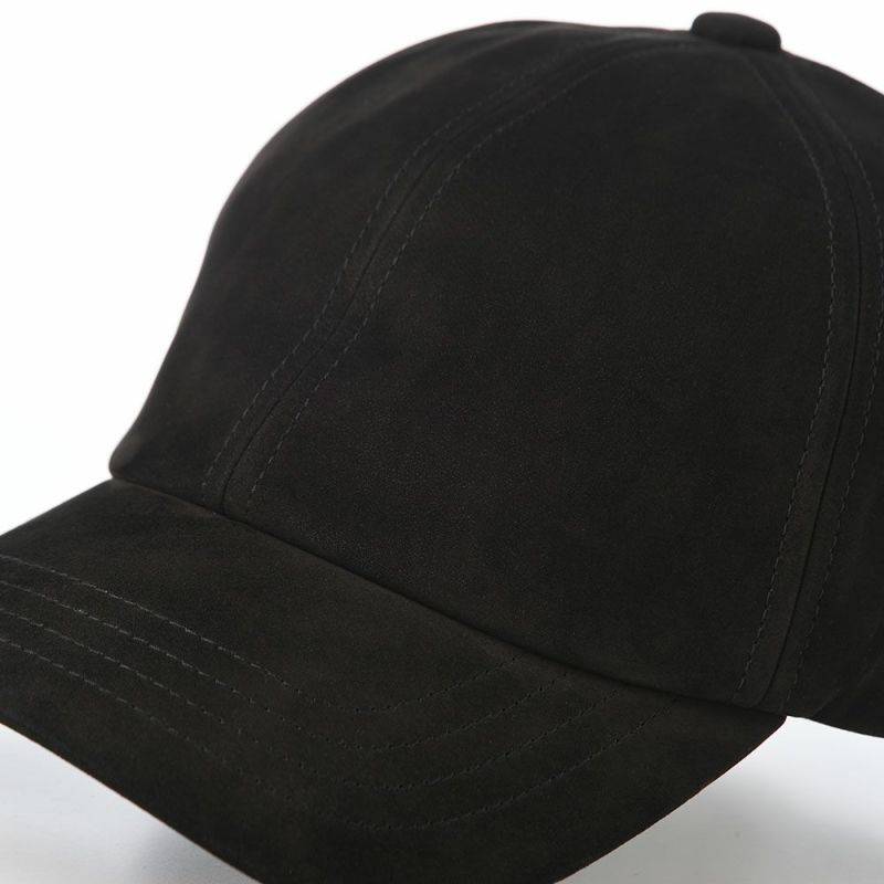 アースのキャップ Nubuck Leather Cap（ヌバックレザーキャップ） ブラック