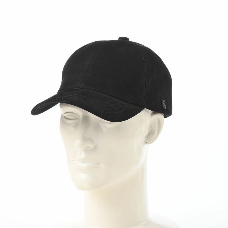 アースのキャップ Nubuck Leather Cap（ヌバックレザーキャップ） ブラック