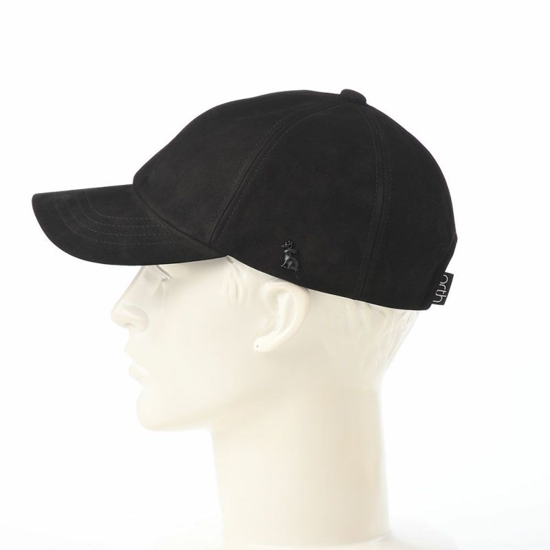アースのキャップ Nubuck Leather Cap（ヌバックレザーキャップ） ブラック