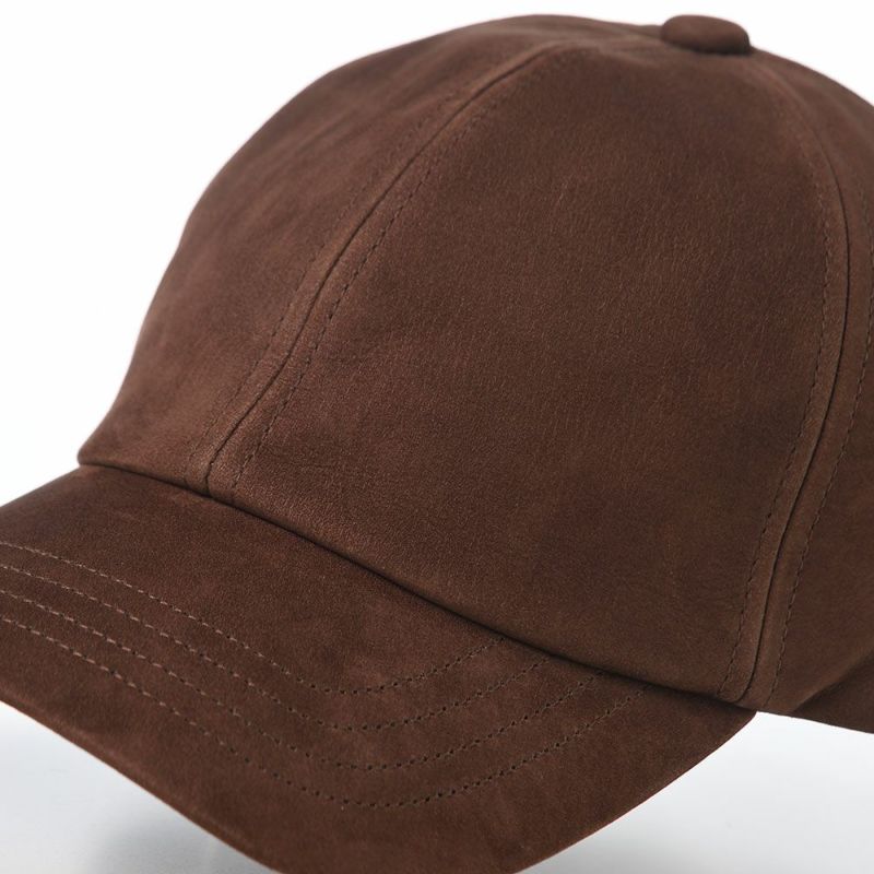 アースのキャップ Nubuck Leather Cap（ヌバックレザーキャップ） ブラウン