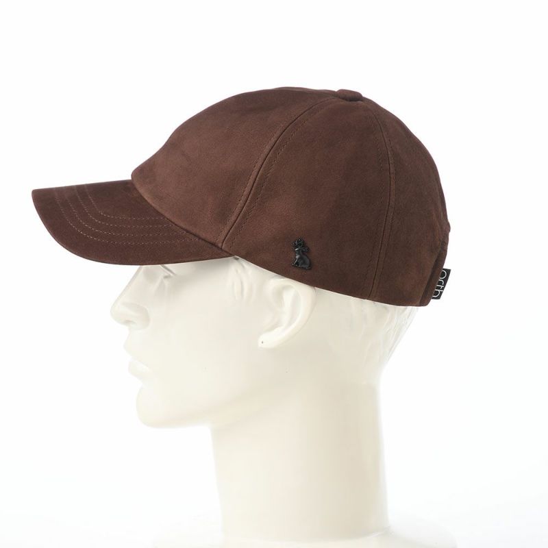 アースのキャップ Nubuck Leather Cap（ヌバックレザーキャップ） ブラウン