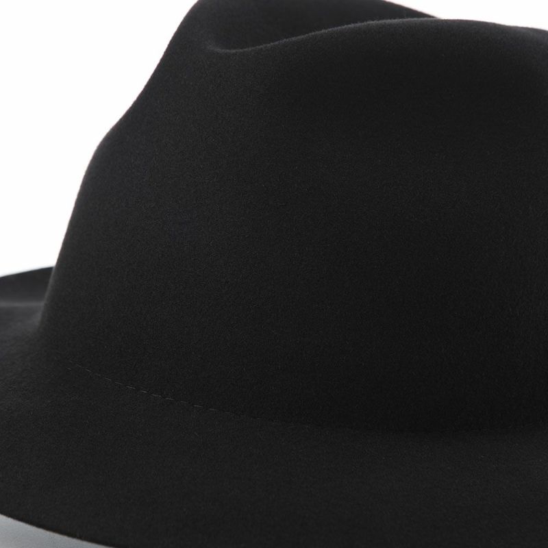 アースのフェルトハット Crashable Fedora II（クラッシャブルフェドラ） ブラック