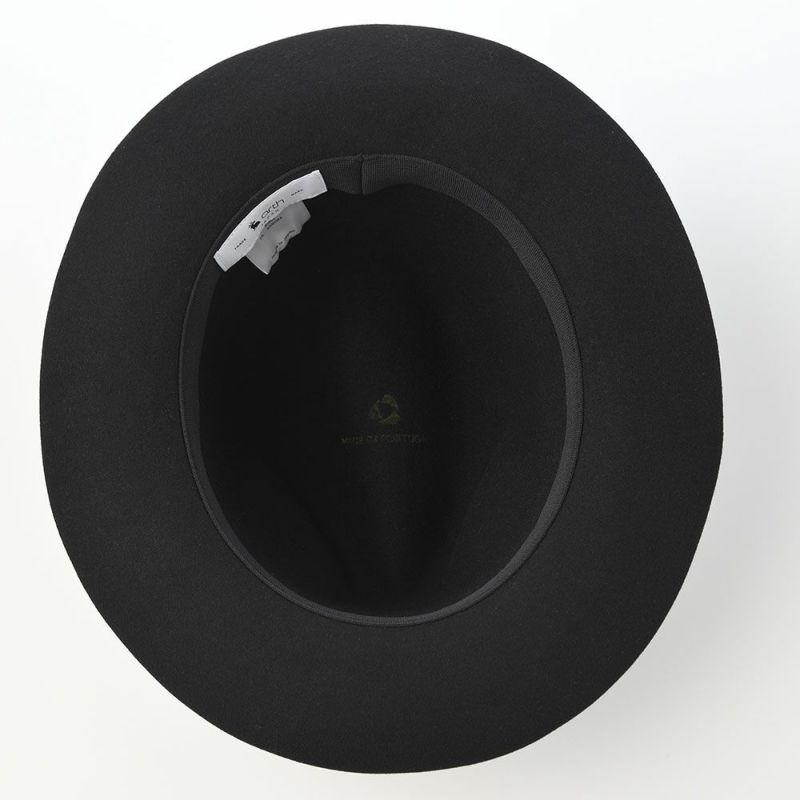 アースのフェルトハット Crashable Fedora II（クラッシャブルフェドラ） ブラック
