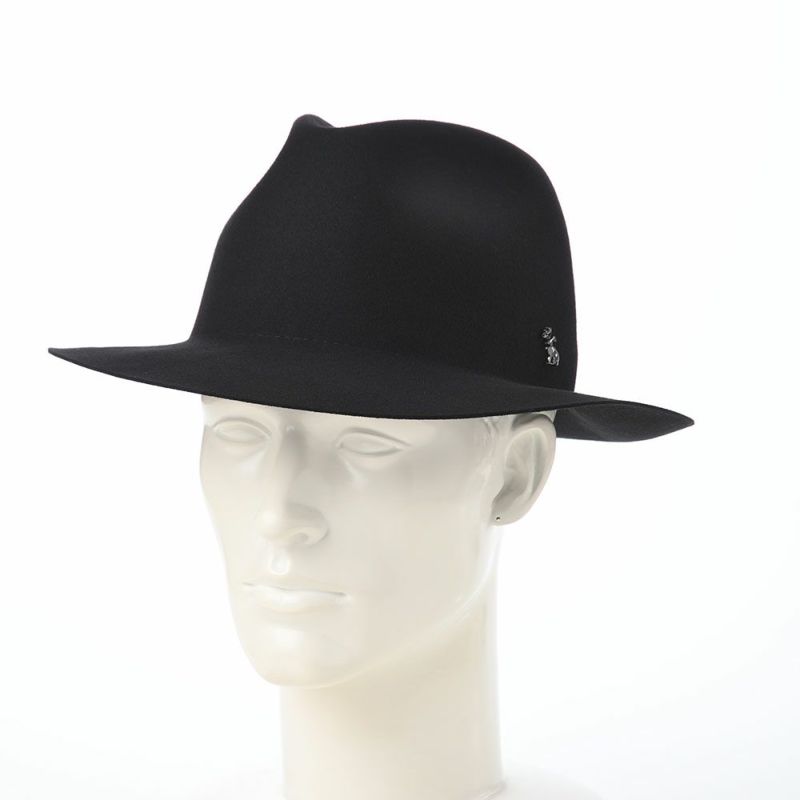 アースのフェルトハット Crashable Fedora II（クラッシャブルフェドラ） ブラック