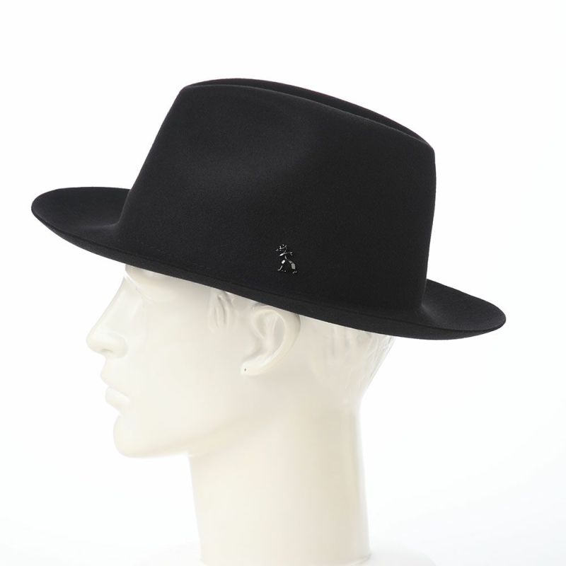 アースのフェルトハット Crashable Fedora II（クラッシャブルフェドラ） ブラック