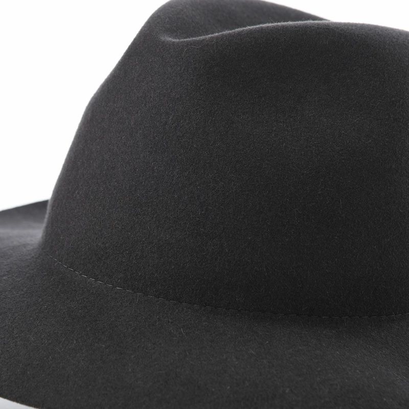 アースのフェルトハット Crashable Fedora II（クラッシャブルフェドラ） ダークグレー