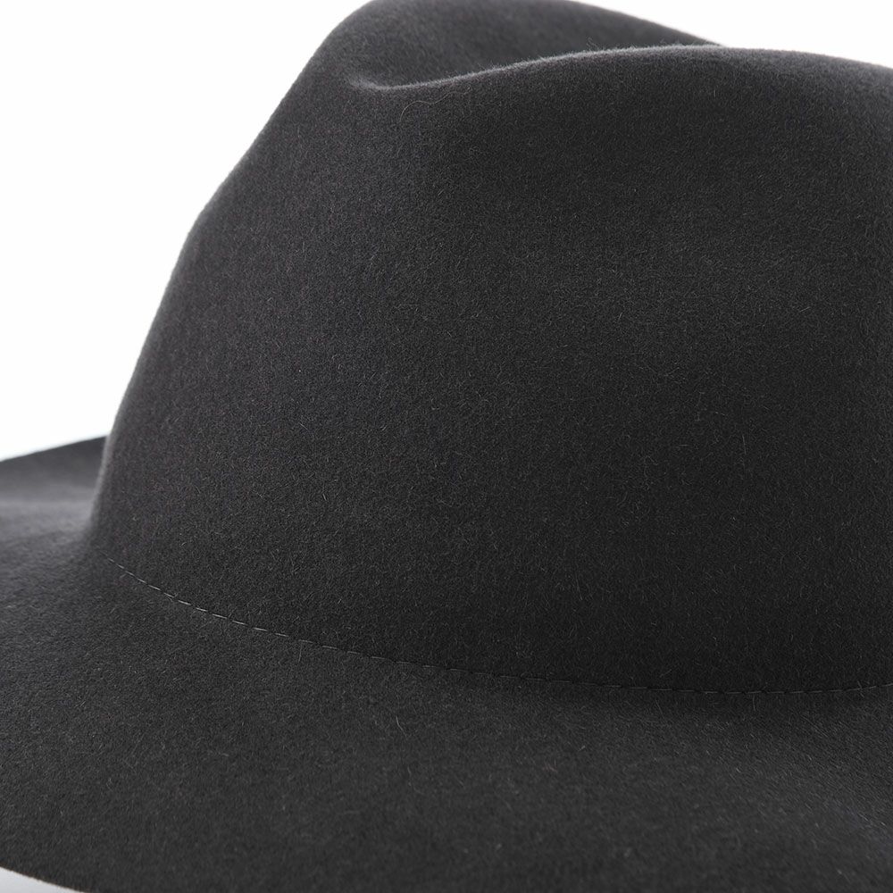 アースのフェルトハット Crashable Fedora II（クラッシャブルフェドラ） ダークグレー