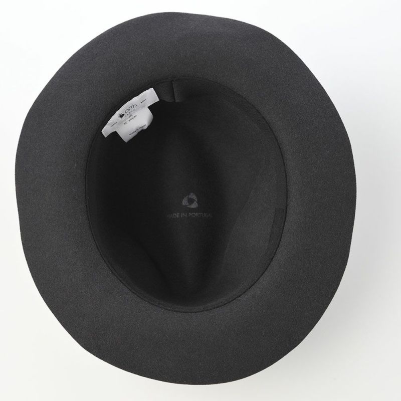 アースのフェルトハット Crashable Fedora II（クラッシャブルフェドラ） ダークグレー