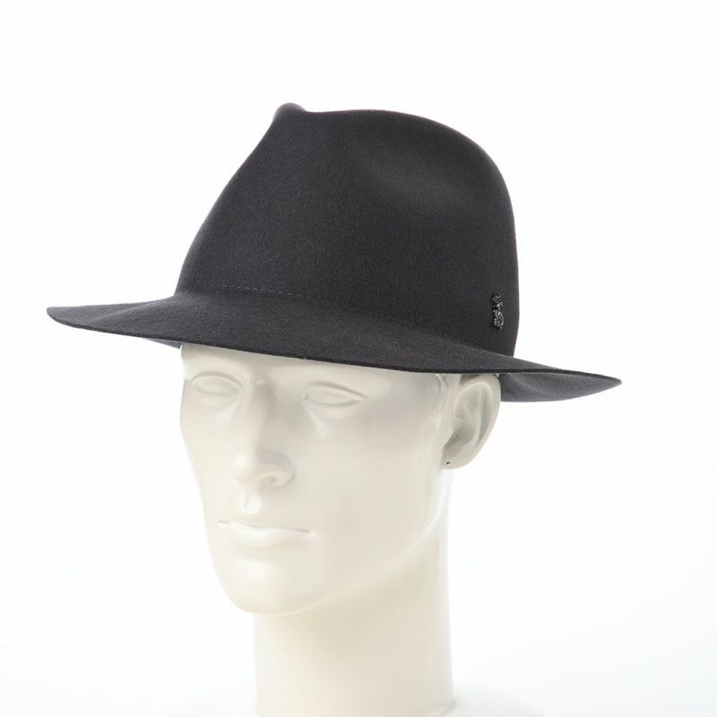 アースのフェルトハット Crashable Fedora II（クラッシャブルフェドラ） ダークグレー